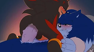 Cleave to rides werehog Sonic anal